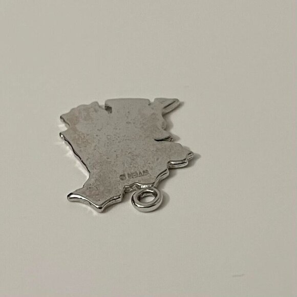 Vintage Sterling New Brunswick Canada Souvenir Charm No Loop - Picture 6 of 8